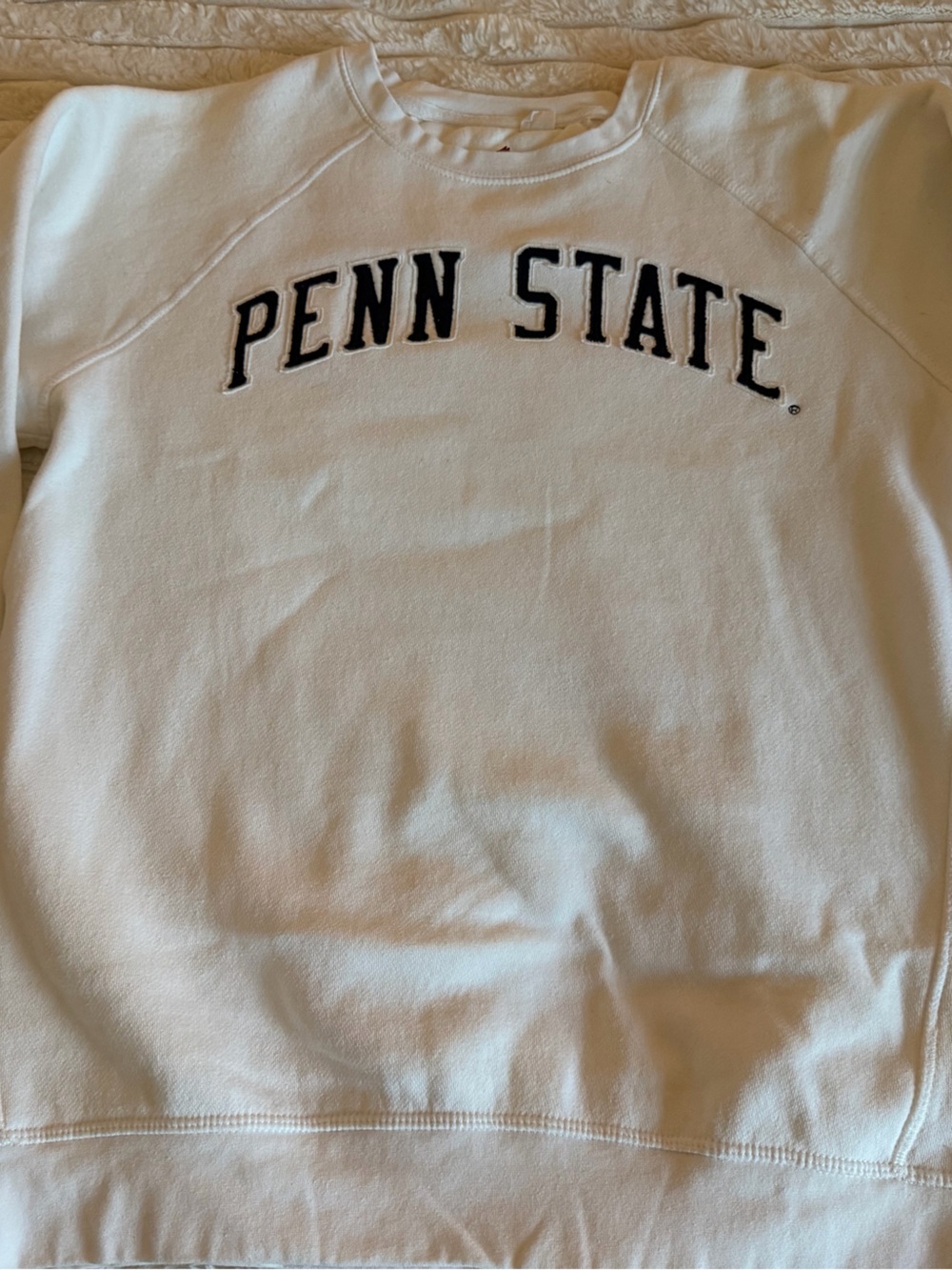 PennState White Crewneck Sweatshirt - Classic Collegiate Style